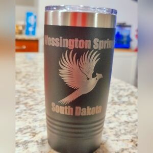 Black Stainless steel Mug 16 oz